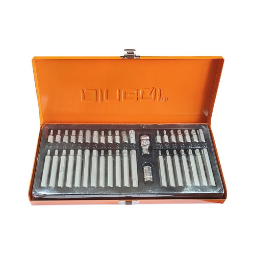 ست 40 عددی سری بکس بیت آلن دینگی ستاره ای شش گوش جعبه فلزی مدل DINGQI 68001 دینگشی