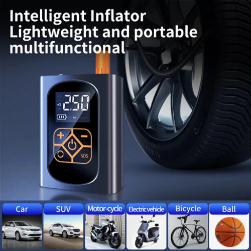 پمپ باد شارژی ماشین دستگاه باد کمپرسور همراه مدلJM8808